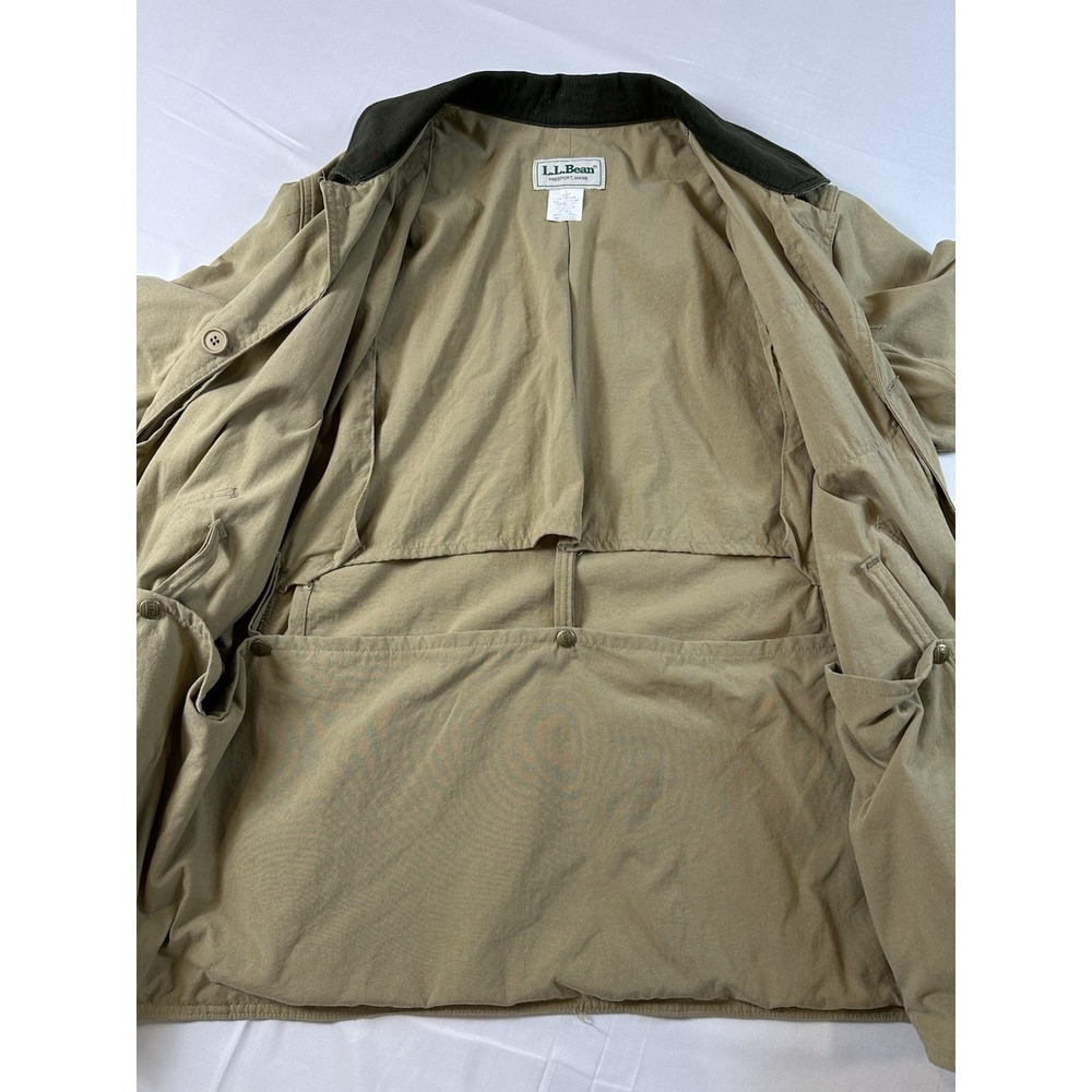 True Vintage 50s 60s‎ LL Bean Hunting Chore Coat Barn Jacket Tan Men's Large USA - Picture 2 of 7